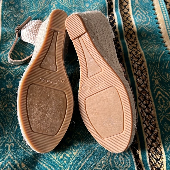 Gaimo Leopard espadrille wedges, size 38 - Picture 5 of 5